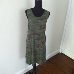 IMRIE Sleeveless Camo Dress